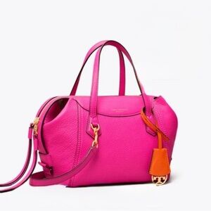 Tory Burch Pink and Orange Crossbody Bag